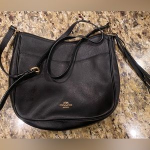COACH EUC Pebbled Leather Chaise Crossbody Bag